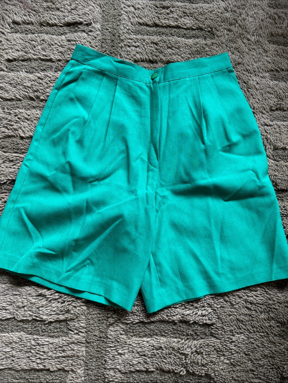 High-Waist green Women's Shorts